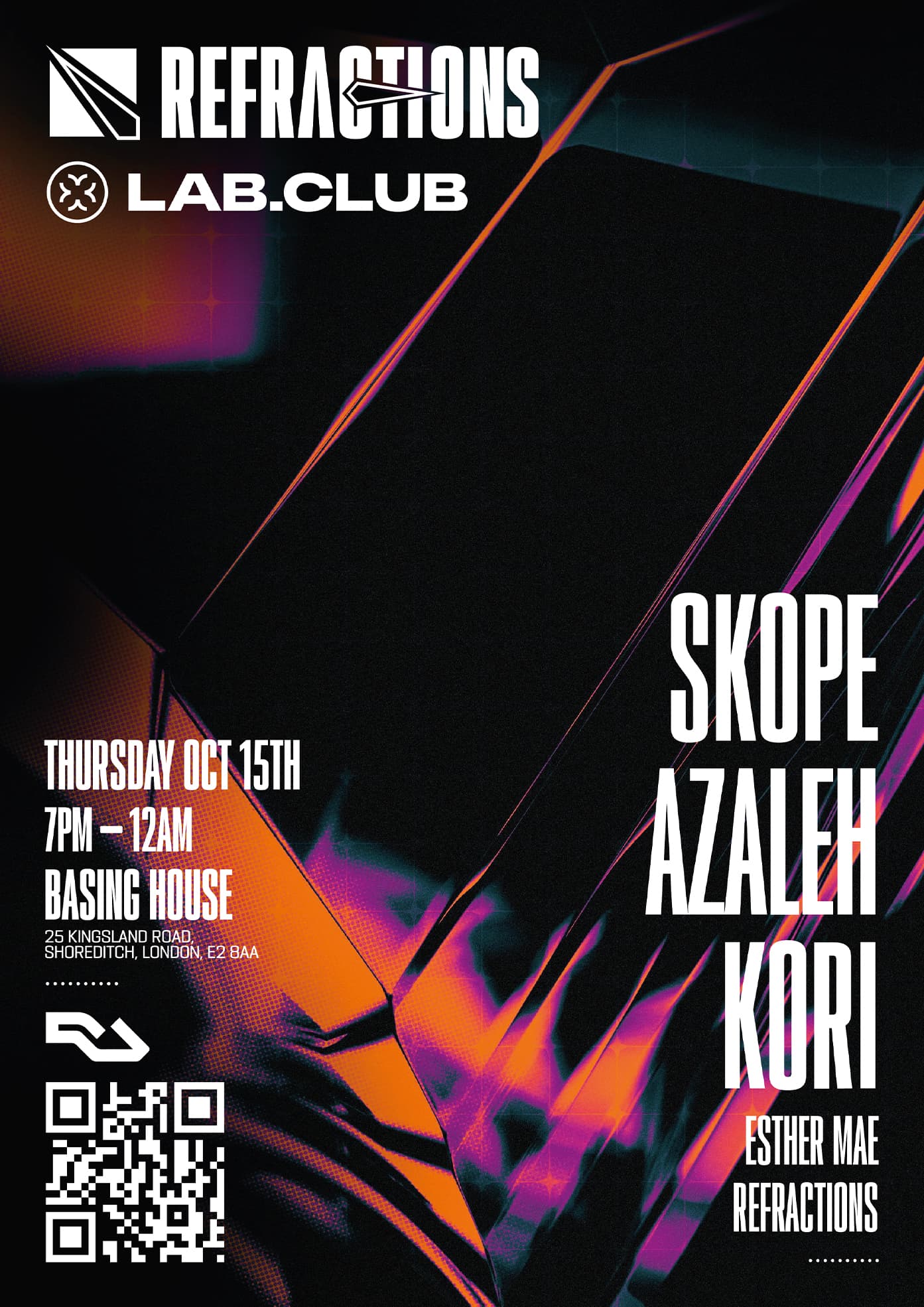 Refractions x Lab.Club presents: Skope, Azaleh & Kori
