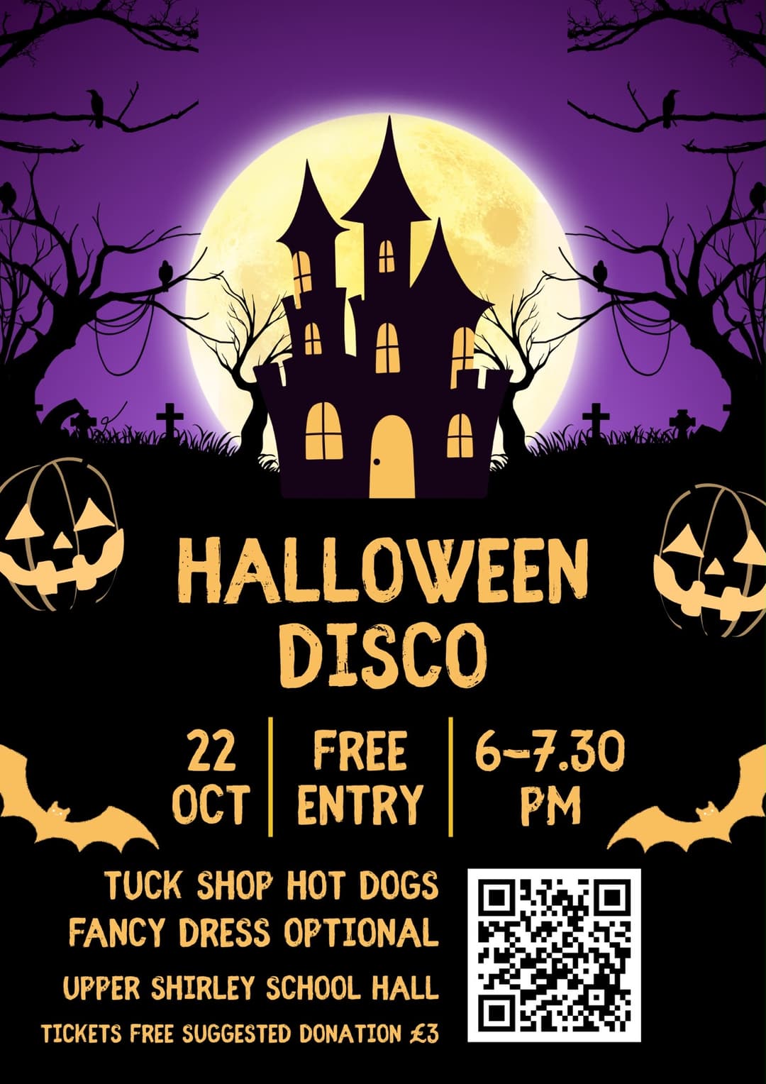Year 7 Halloween Disco 6 - 7.30pm