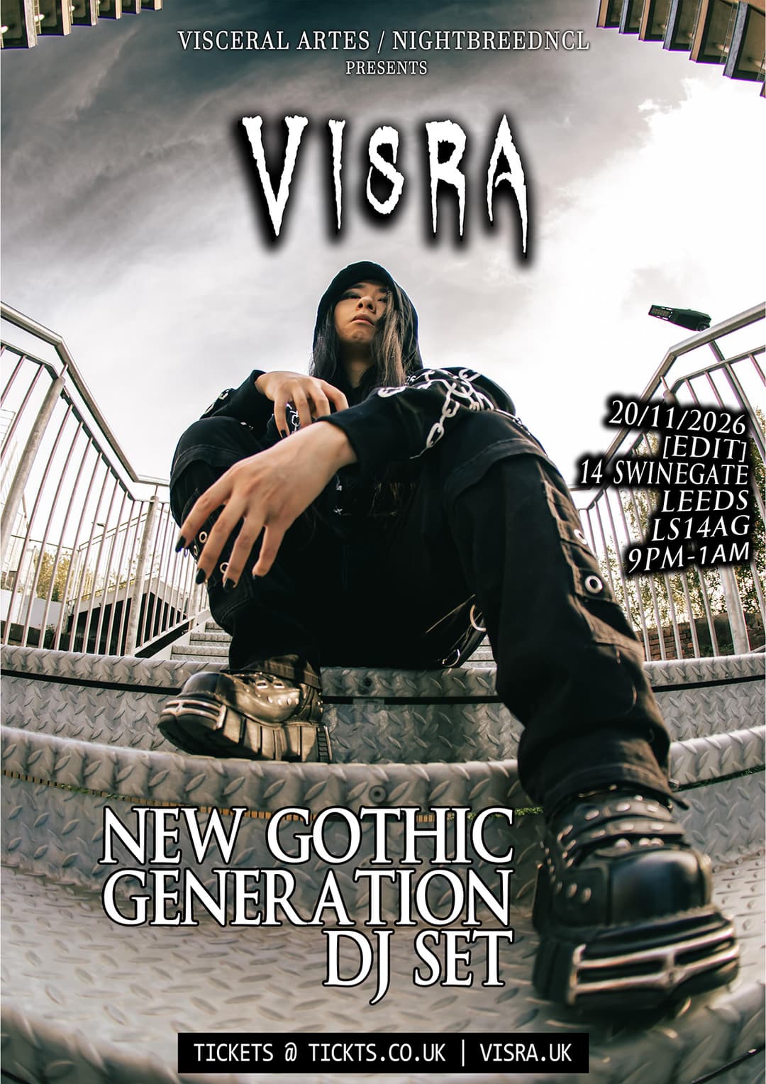 VISCERAL ARTES / NIGHTBREEDNCL presents: VISRA - New Gothic Generation DJ Set